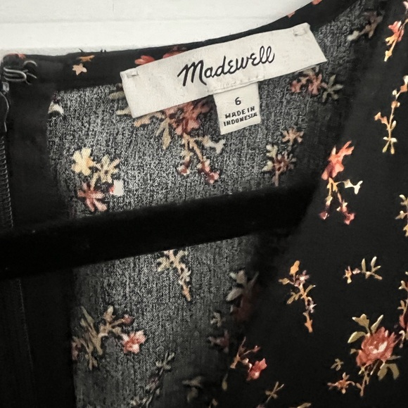 Madewell Floral Print Mini Dress - Picture 2 of 4